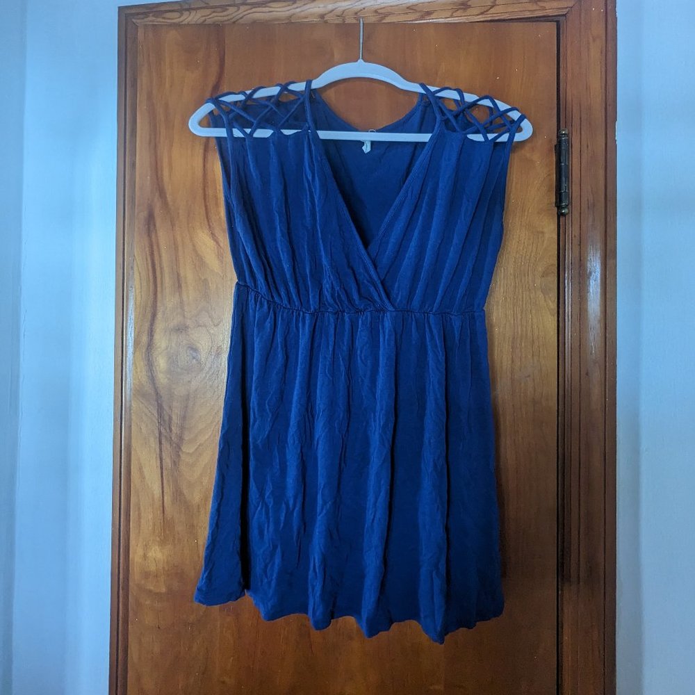 PinkBlush Navy Maternity Top